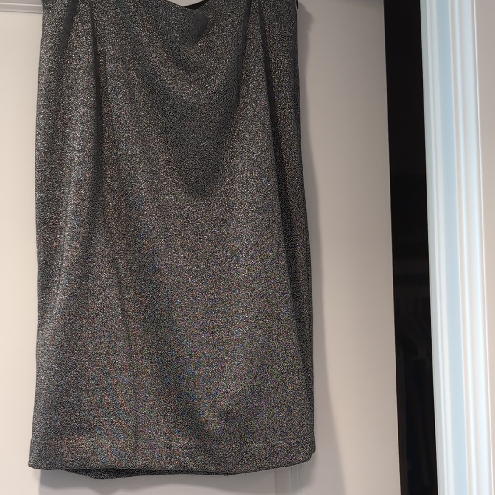 Worthington Shimmering Gray Pencil Skirt